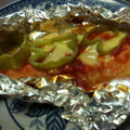 あゆたっくん's cooksnap of when they made 塩鮭と新玉ねぎのピザ風ホイル蒸し.