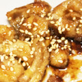 かずこ☆'s cooksnap of when they made 揚げてないのにカリカリ☆鶏皮の甘辛炒め.