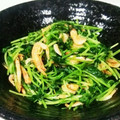 ☆あろまめこ★'s cooksnap of when they made 豆苗と桜エビの小鉢♡.