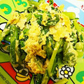 ユーロン's cooksnap of when they made 春です。簡単！旬な菜の花の卵とじ.