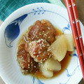 nagatodo's cooksnap of when they made 豚コマ団子と冷凍大根の煮物.