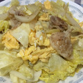 けんとのパパ's cooksnap of when they made 春キャベツ、新タマとたまごの春採り炒め.