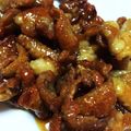 たおりん32's cooksnap of when they made ヘルシー！鶏皮のカリカリ焼。甘辛味.