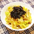とこきち's cooksnap of when they made 春キャベツとエリンギのシンプルごま油炒め.