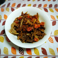 銀0117's cooksnap of when they made ごぼうと豚肉の味噌炒め.