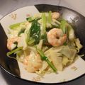 大魔女's cooksnap of when they made 本格的なエビと青菜のあんかけ焼きソバ.