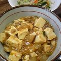 くろしま's cooksnap of when they made プラス大根であっさりマーボー丼.