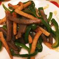 yuka119's cooksnap of when they made こんにゃく竹輪ピーマン金平.