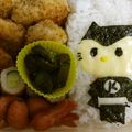 peach0122's cooksnap of when they made キティ　ハロウィン　バットマン　キャラ弁.
