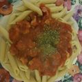 id405565's cooksnap of when they made 簡単☆トマトソースのシーフードパスタ.
