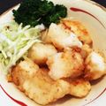 Hironce's cooksnap of when they made お弁当に＊タラの＊シンプル塩唐揚げ＊.