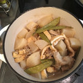 おっさんLV36's cooksnap of when they made 簡単☆だいこん・豚肉・油揚げの煮物.