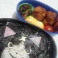 ｙｅｈｓ's cooksnap of when they made キャラ弁 フユニャン✴︎のり弁.