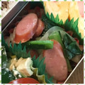 nakamucchi's cooksnap of when they made 小松菜ソーセージのバター炒め☆弁当☆妊婦.
