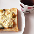 さなぺい14's cooksnap of when they made ✿かぼちゃ煮物でかぼちゃ㋠ートースト✿.