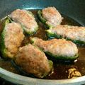 ながねぎぽんぽこ's cooksnap of when they made ピーマンの肉詰め☆照り焼き.