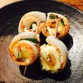kaokaofood's cooksnap of when they made たらこふりかけde明太チーズ巻きちくわ.