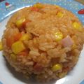 たまぴよ☆'s cooksnap of when they made 子供大好き♪チーズ入りケチャップライス★.