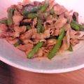 大地と空とメロディ's cooksnap of when they made 豚バラ肉といんげんの生姜醤油炒め.