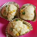 ちっちysf's cooksnap of when they made 簡単☆幼児食にも！野菜たっぷり蒸しパン♡.