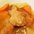 ayatake23's cooksnap of when they made 鶏肉と焼き大根のてりてり.
