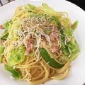 クックBX8C1S☆'s cooksnap of when they made 春キャベツしらすパスタ.