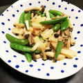 しゅうゆうけいはる母's cooksnap of when they made 簡単★スナップエンドウとシメジの塩麹炒め.