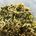 担々麺食べたい's cooksnap of when they made カブの葉っぱとじゃこのふりかけ.