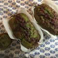 まぁちゃんとはち's cooksnap of when they made あずき入り☆抹茶パウンドケーキ.