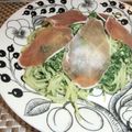 ★Yuring★'s cooksnap of when they made ほうれん草と生ハムのパスタ.