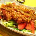＠LECHE's cooksnap of when they made 揚げ鶏のネギソース☆トマト添え.