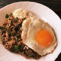 ランク's cooksnap of when they made ガパオ風♡ひき肉と春雨のバジル炒めご飯.