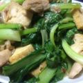 なるこォ's cooksnap of when they made 鶏肉と小松菜の甘辛炒め.