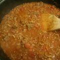 m_amuka's cooksnap of when they made 【絶品】お肉ゴロゴロ 極上ミートソース♪.