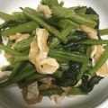 うーたす's cooksnap of when they made カブの葉と油揚げのお浸し.