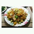 きこりん♪'s cooksnap of when they made ポテト(じゃがいも)入り焼きそば.