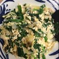 リリーホワイト's cooksnap of when they made 簡単！ニラ・豆腐・卵の炒め物.
