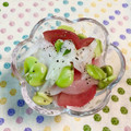 にきけん's cooksnap of when they made ＊そら豆と新玉とトマトのサラダ＊.