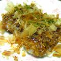 nosso's cooksnap of when they made なんちゃって五平餅ღお好み焼き風.