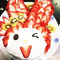 はなかずみか's cooksnap of when they made マイメロのデコレーションケーキ♪.