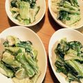 junkoの日々's cooksnap of when they made もう一品！〜青梗菜のオイマヨ和え〜.