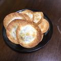 城太郎's cooksnap of when they made 餃子の皮で作る！簡単アップルパイ♡.