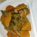 紅茶とチーズケーキ's cooksnap of when they made ホクホク簡単、舞茸とカボチャの煮物♡.