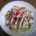 ☆ハニックマ☆'s cooksnap of when they made キャベツたっぷり♪お好み焼き風丼♪.