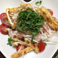 あべさだを's cooksnap of when they made 豚しゃぶ、みょうがとしそと油揚げ投入.