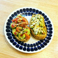 YUZVIO's cooksnap of when they made ◎きゅうり◎オカカの和風トースト～**.