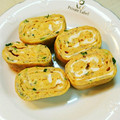 amjkao's cooksnap of when they made しらすと葱の卵焼き(甘くない）.