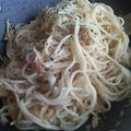 ぁびこ's cooksnap of when they made そうめんでツナ！カルボナーラ？.