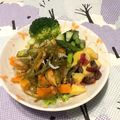 クックQMABWT☆'s cooksnap of when they made サーモンとすき昆布のタルタルサラダ.