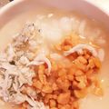☆ゆみよ☆'s cooksnap of when they made 【離乳食 中期】納豆しらす粥.
